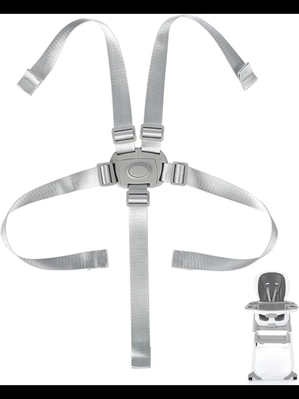 Children's 5-Point Safety Harness - Silver